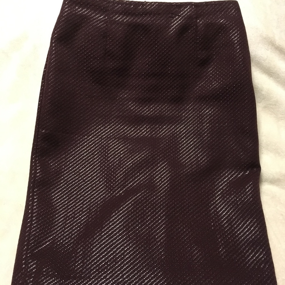 Worthington purple metallic skirt